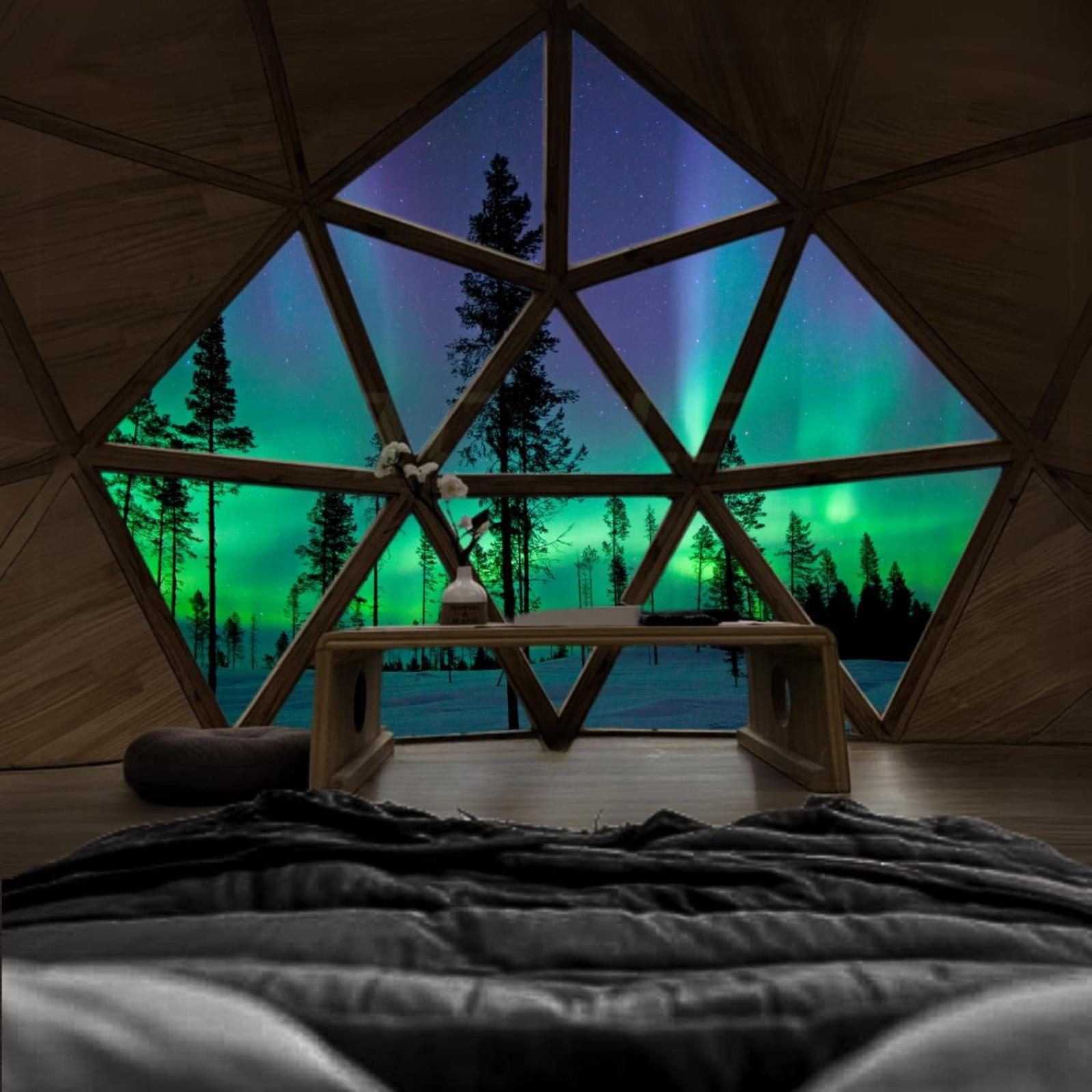 Vila Skog Aurora Igloos Kalix Exteriér fotografie